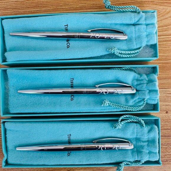 ✨ Tiffany & Co. Chrome Ballpoint Pen – “20·20” Limited Edition – Made in Germany - Picture 6 of 11
